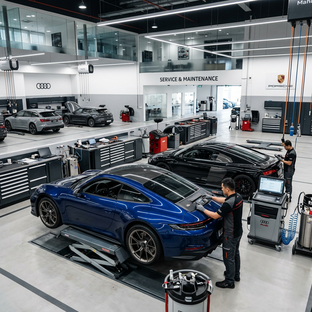 صيانة اودي بورش الرياض - أفضل ورشة اودي بورش